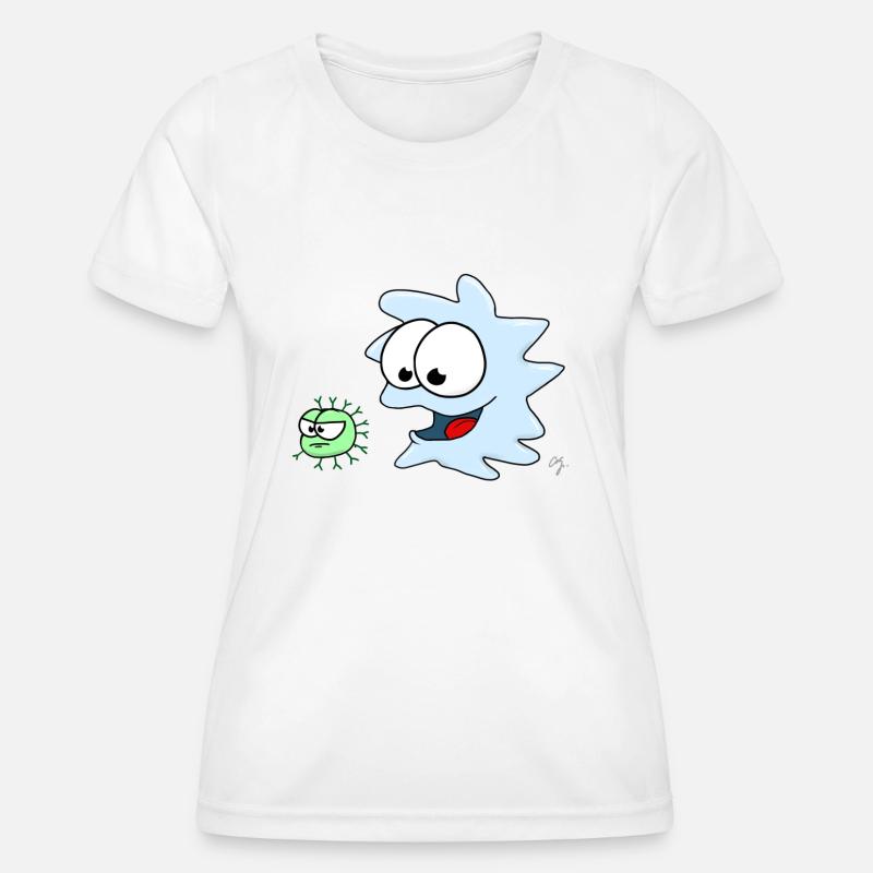 Immunology - Women's Functional T-Shirt - white