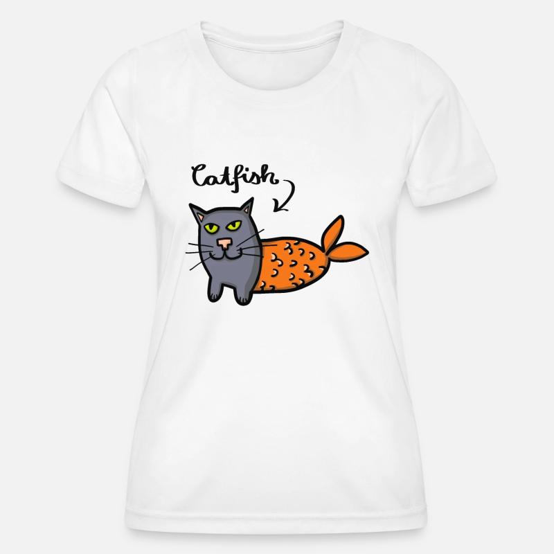 Catfish - Women's Functional T-Shirt - white