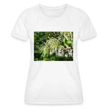 Traveller's Joy Clematis vitalba - Frauen Funktions-T-Shirt - Weiß - Vorne - AI Model Female 172 dark (172cm)