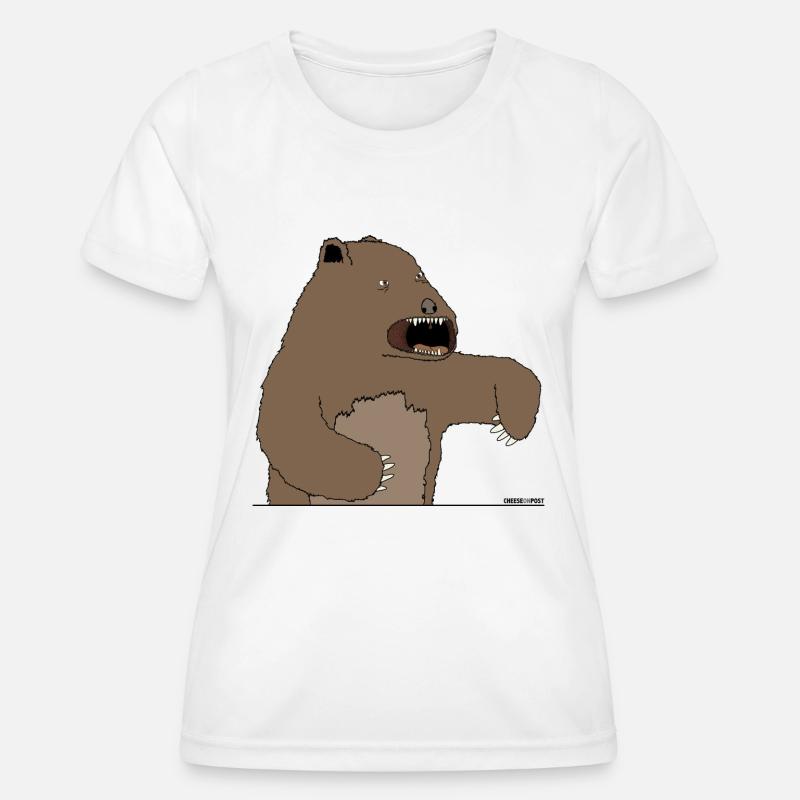 bear! - Women's Functional T-Shirt - white