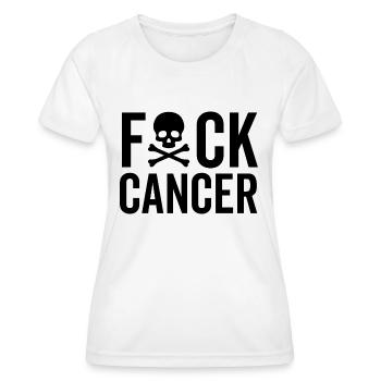Krebs - Frauen Funktions-T-Shirt - Weiß - Vorne - AI Model Female 172 dark (172cm)