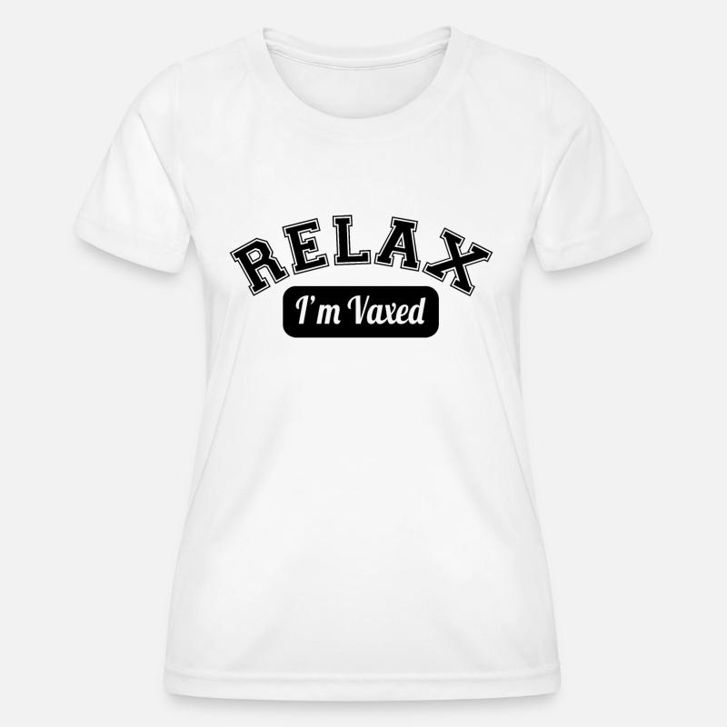#Vaccinated - Women's Functional T-Shirt - white