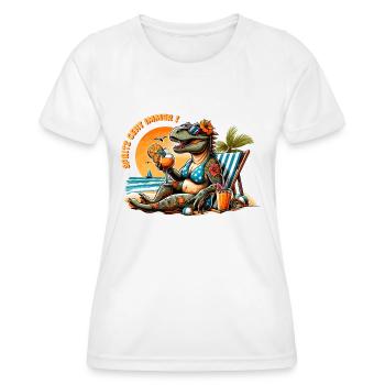 Spritz geht immer! - Frauen Funktions-T-Shirt - Weiß - Vorne - AI Model Female 172 dark (172cm)