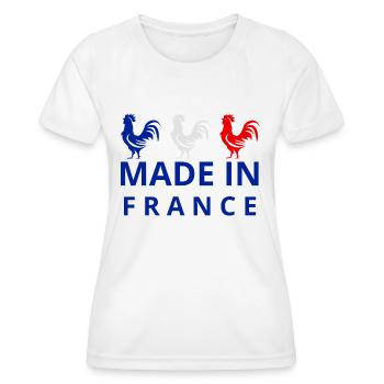 Coq BBR - T-shirt sport Femme - blanc - Devant - AI Model Female 172 dark (172cm)
