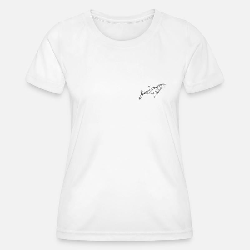 Whale whale - Women's Functional T-Shirt - white