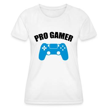Joueur professionnel - T-shirt sport Femme - blanc - Devant - AI Model Female 172 dark (172cm)