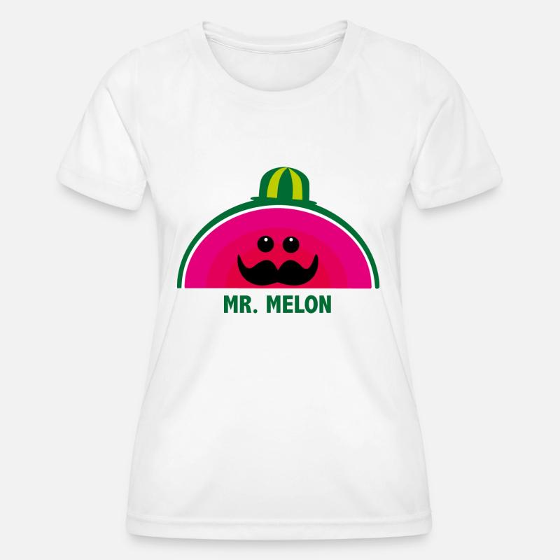Mr. Melon - Women's Functional T-Shirt - white