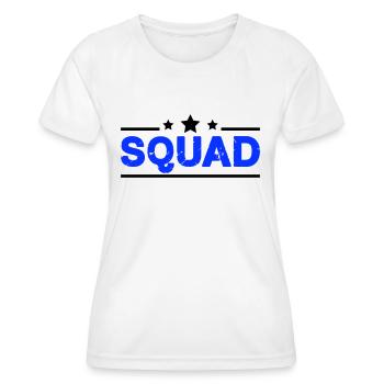 Squad - Women's Functional T-Shirt - white - Front - AI Model Female 172 dark (172cm)