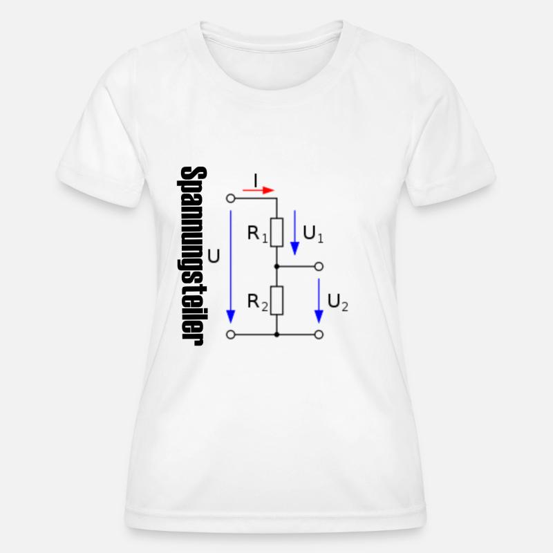 Electrical engineering shirt - Women's Functional T-Shirt - white