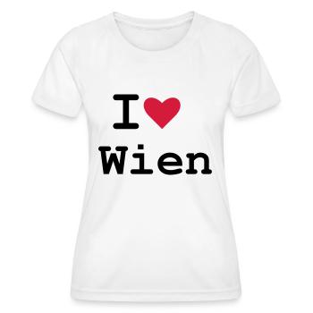 Wien - Frauen Funktions-T-Shirt - Weiß - Vorne - AI Model Female 172 dark (172cm)