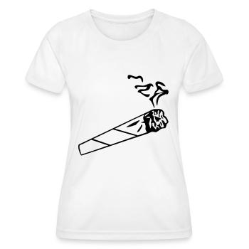 Joint - Zigarette - Women's Functional T-Shirt - white - Front - AI Model Female 172 dark (172cm)