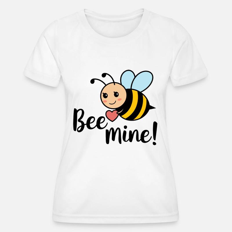 Bee Mine - Women's Functional T-Shirt - white