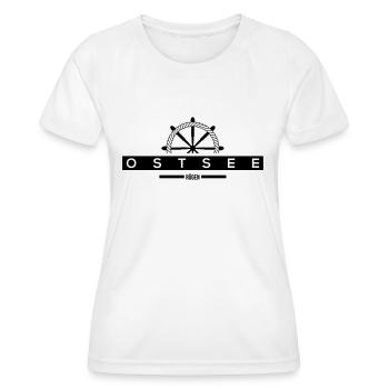 Rügen - Frauen Funktions-T-Shirt - Weiß - Vorne - AI Model Female 172 dark (172cm)