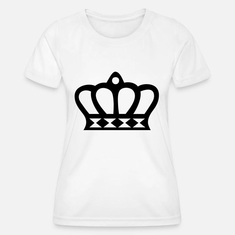 Crown (crown) 06 - Women's Functional T-Shirt - white