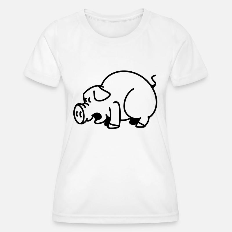 Pig - Women's Functional T-Shirt - white