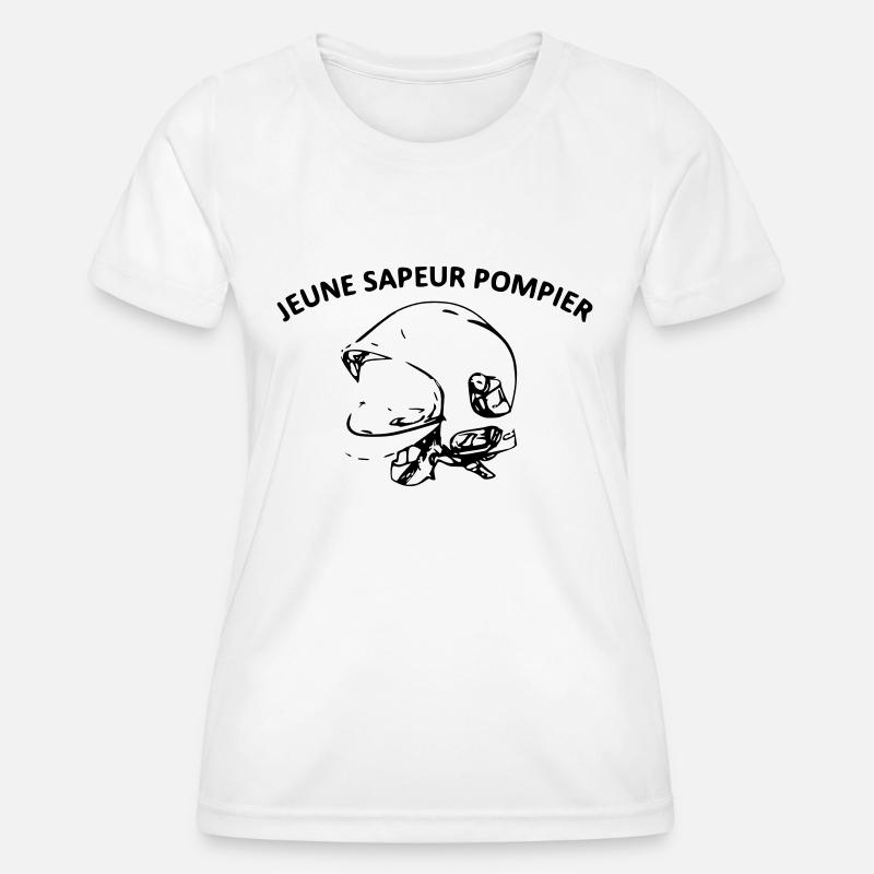 young firefighter - Women's Functional T-Shirt - white