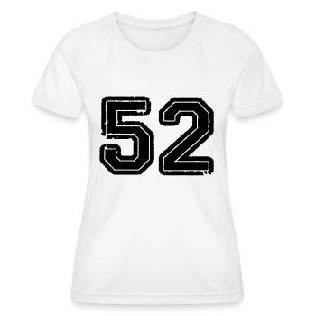 52 - T-shirt sport Femme - blanc - Devant - AI Model Female 172 dark (172cm)