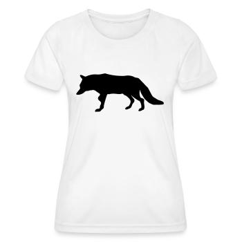Fuchs - Fox - Frauen Funktions-T-Shirt - Weiß - Vorne - AI Model Female 172 dark (172cm)