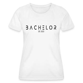 Bachelor est. 2025 - Frauen Funktions-T-Shirt - Weiß - Vorne - AI Model Female 172 dark (172cm)