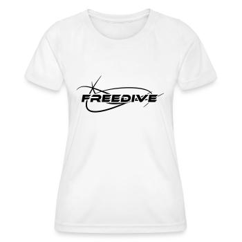 Freedive - Women's Functional T-Shirt - white - Front - AI Model Female 172 dark (172cm)