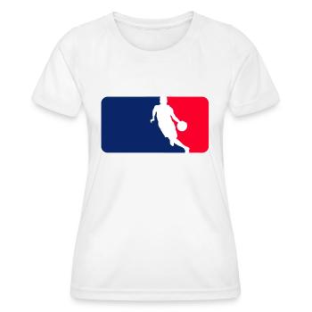 Basketball League - Frauen Funktions-T-Shirt - Weiß - Vorne - AI Model Female 172 dark (172cm)