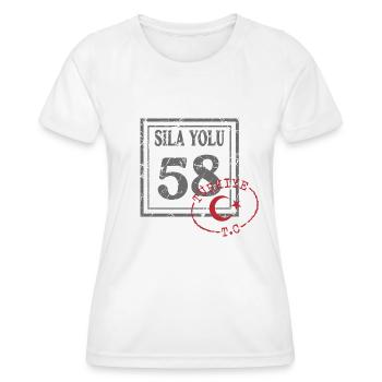 Sivas - Frauen Funktions-T-Shirt - Weiß - Vorne - AI Model Female 172 dark (172cm)
