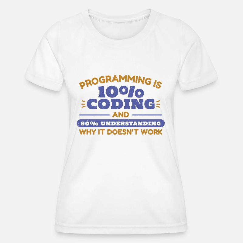 Programming - Women's Functional T-Shirt - white