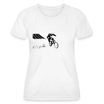 bmx - T-shirt sport Femme - blanc - Devant - AI Model Female 172 dark (172cm)