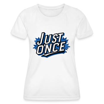 Maple Leafs Just Once Dark - Women's Functional T-Shirt - white - Front - AI Model Female 172 dark (172cm)