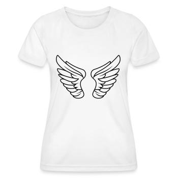 Angel Wings - Women's Functional T-Shirt - white - Front - AI Model Female 172 dark (172cm)
