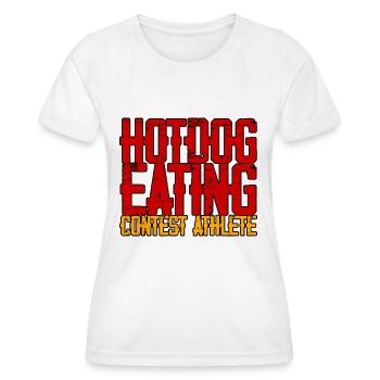 Hotdog Eating Contest Athlete 3 - Frauen Funktions-T-Shirt - Weiß - Vorne - AI Model Female 172 dark (172cm)