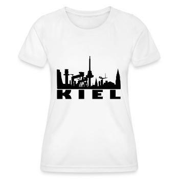horizon quille - T-shirt sport Femme - blanc - Devant - AI Model Female 172 dark (172cm)