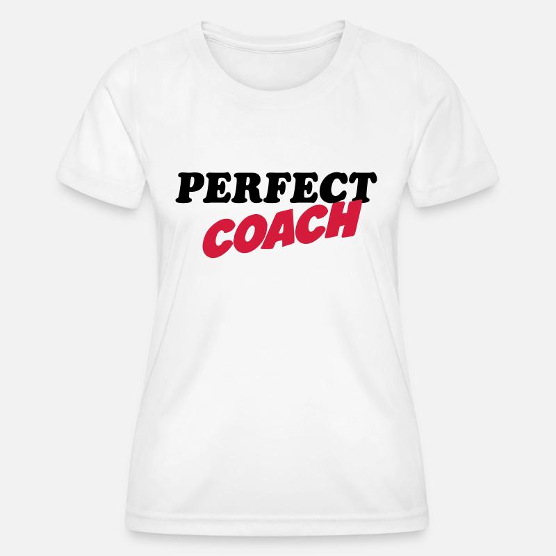 Perfect coach - Women's Functional T-Shirt - white