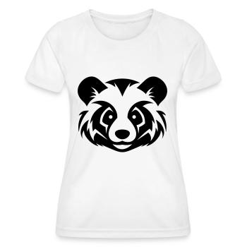 Kleiner Panda - Frauen Funktions-T-Shirt - Weiß - Vorne - AI Model Female 172 dark (172cm)