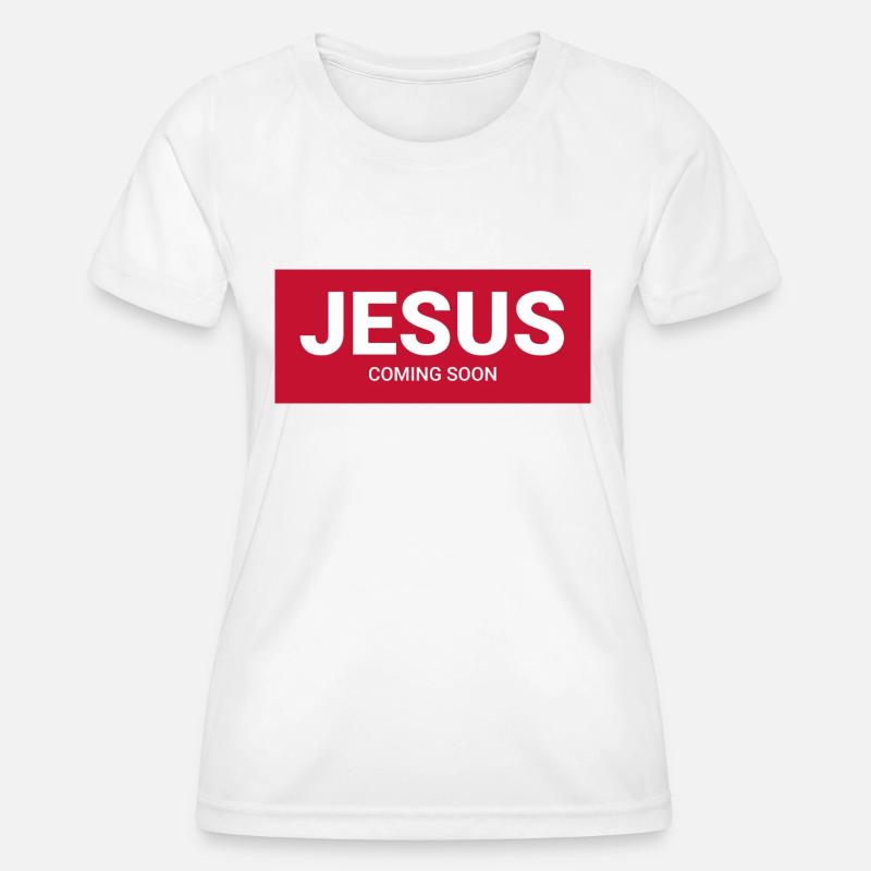 Jesus - Women's Functional T-Shirt - white