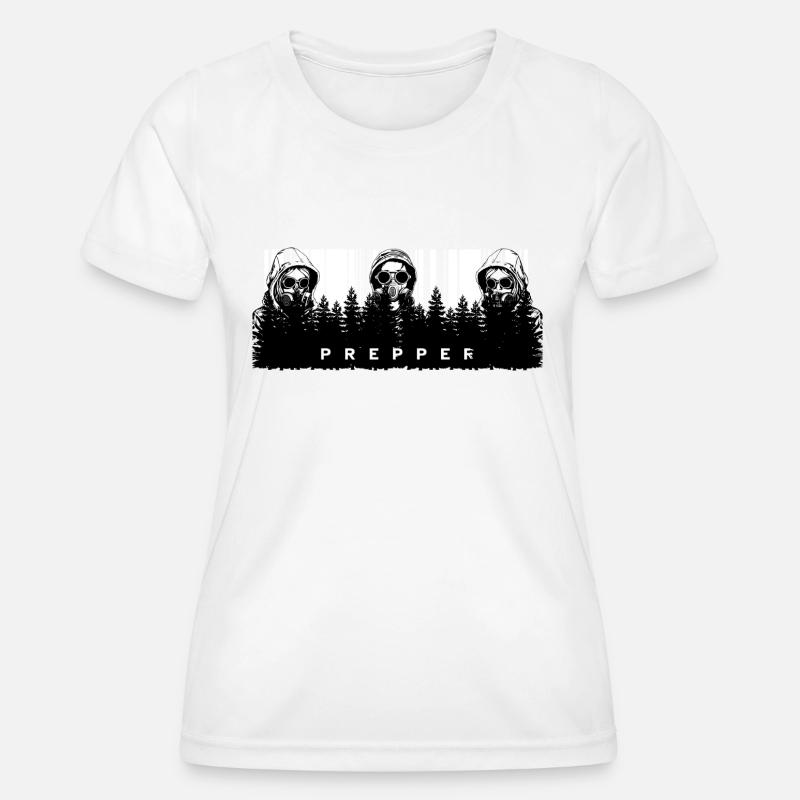 Prepper Code - Women's Functional T-Shirt - white