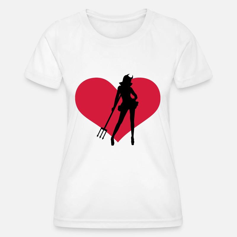 Devil - Women's Functional T-Shirt - white