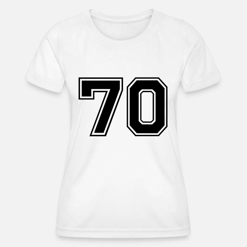 70 - Women's Functional T-Shirt - white