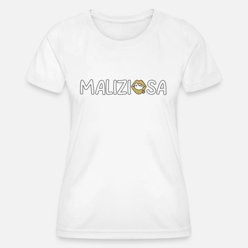 Mischievous Glitter Version - Women's Functional T-Shirt - white