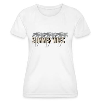 Summer vibes - Frauen Funktions-T-Shirt - Weiß - Vorne - AI Model Female 172 dark (172cm)