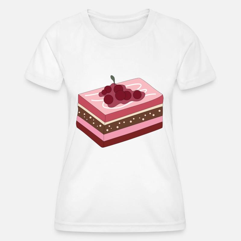 Sweets Cake - Women's Functional T-Shirt - white