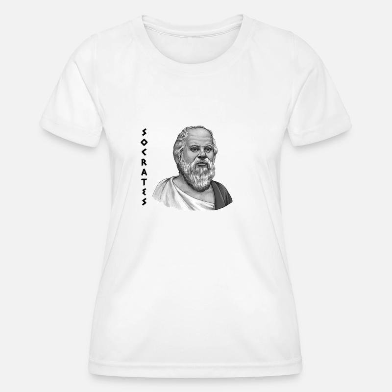Socrates - Women's Functional T-Shirt - white