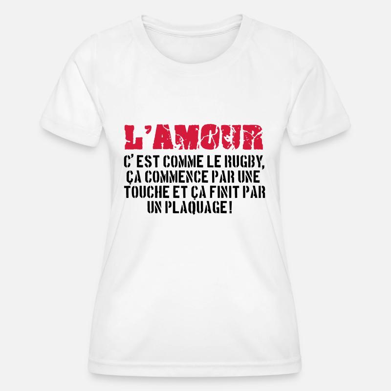 rugby - Women's Functional T-Shirt - white