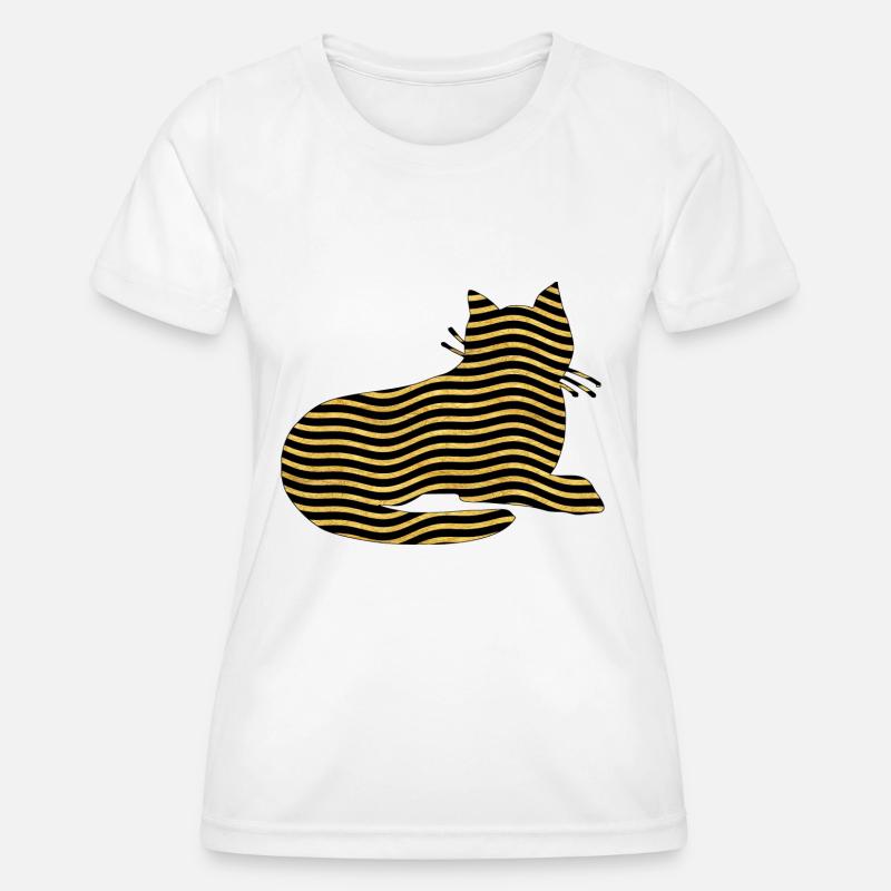 cat - Women's Functional T-Shirt - white