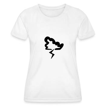 Stormy day - Women's Functional T-Shirt - white - Front - AI Model Female 172 dark (172cm)