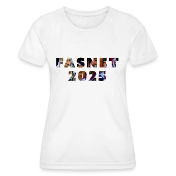 Rottweiler Fasnet 2025 - Frauen Funktions-T-Shirt - Weiß - Vorne - AI Model Female 172 dark (172cm)