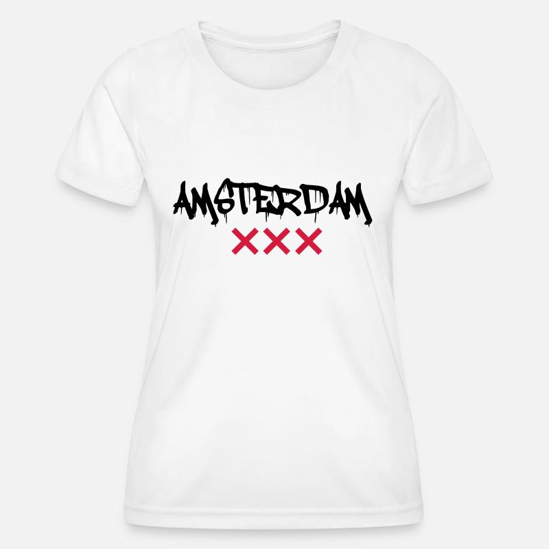 amsterdam - Women's Functional T-Shirt - white