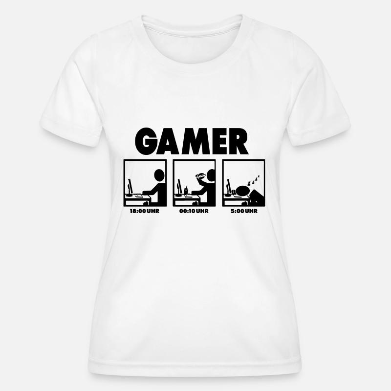 GAMBLE - Women's Functional T-Shirt - white