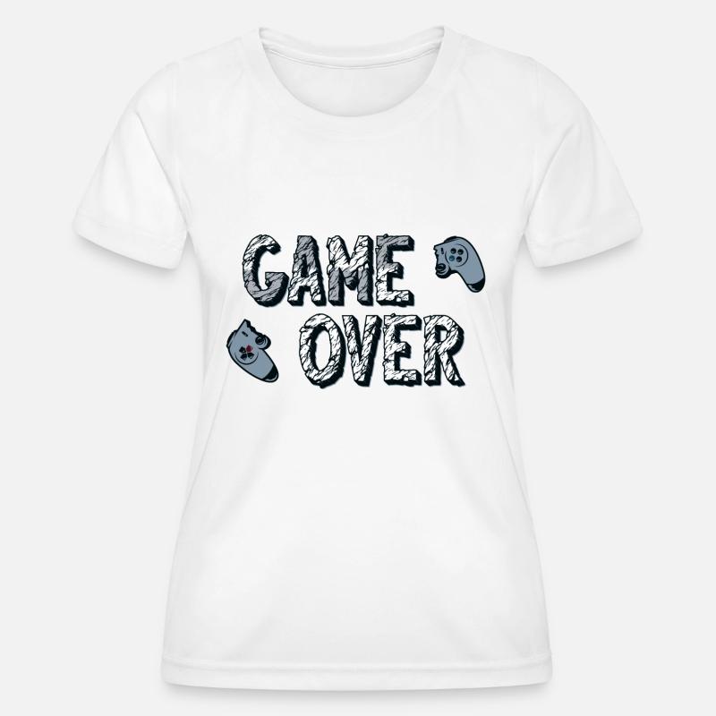 game over - Women's Functional T-Shirt - white