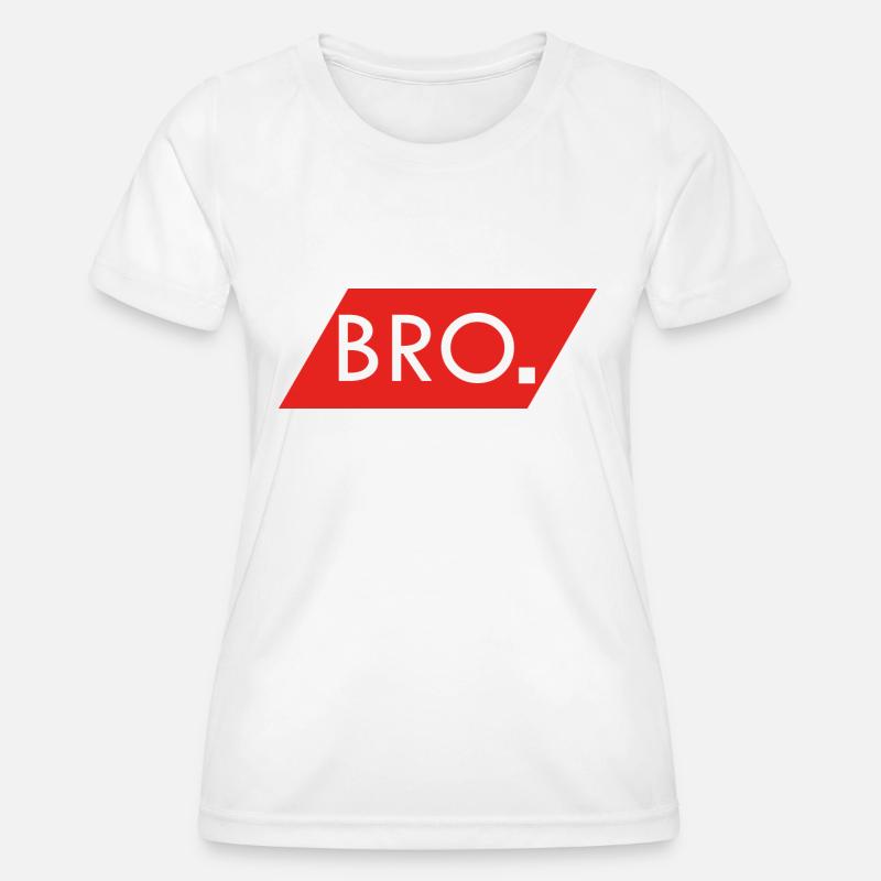 BRO - Women's Functional T-Shirt - white